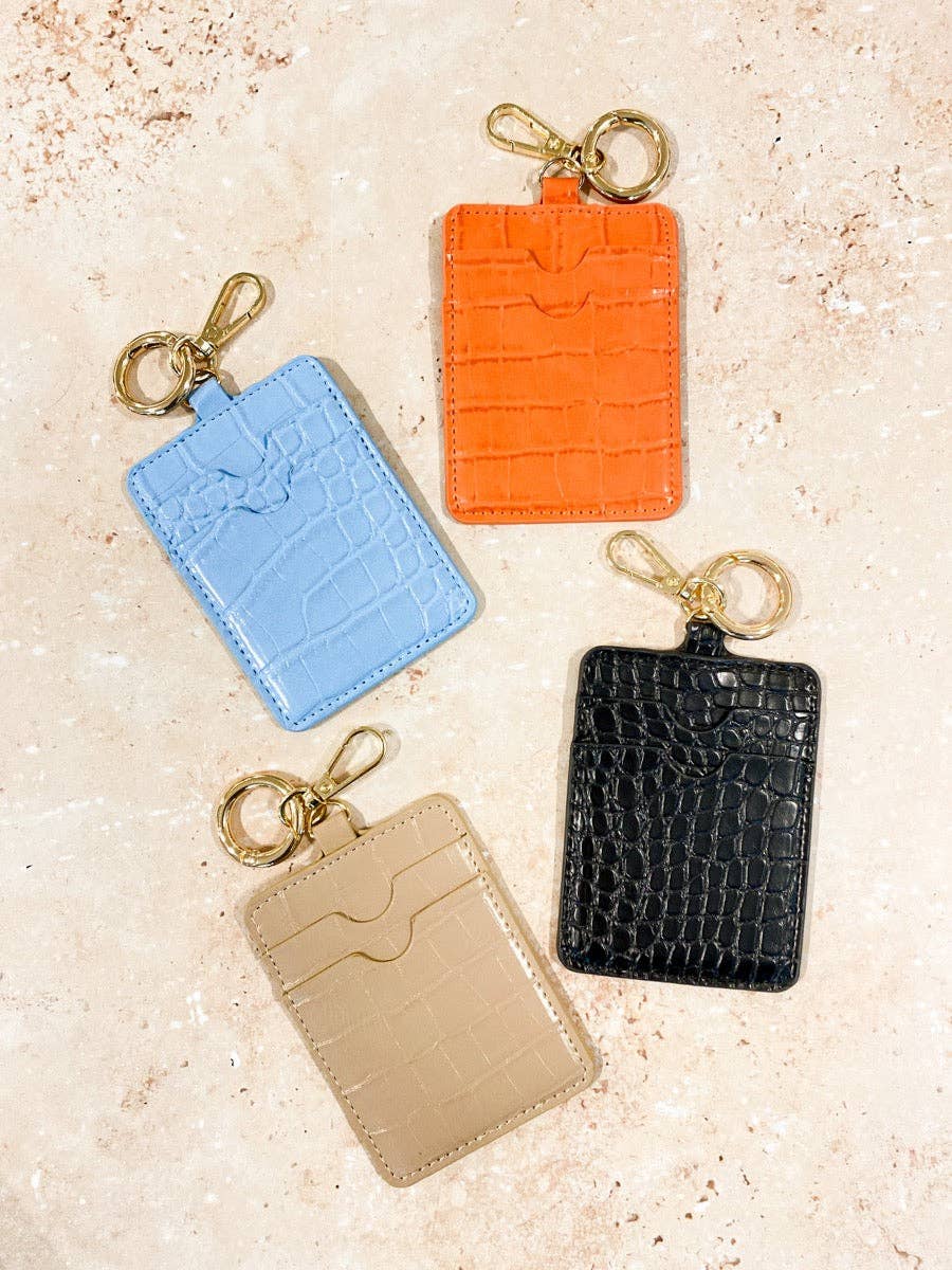 Angels Whisper Accessories - Wholesale Card holder – women's - Croc Keyring Card Holder3