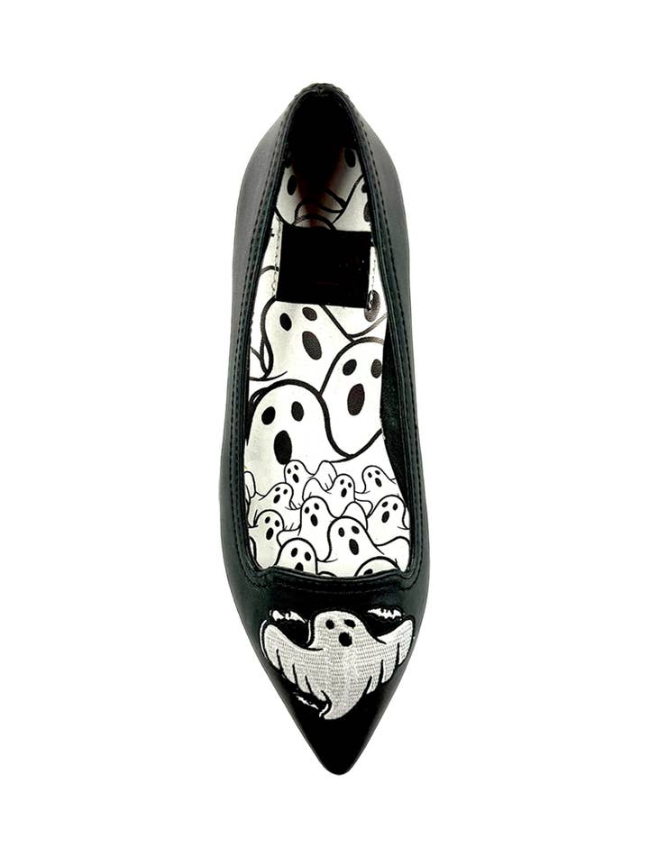 STRANGE CVLT - Wholesale Flats - Women's - DAGGER PHANTOM - BLACK/WHITE4