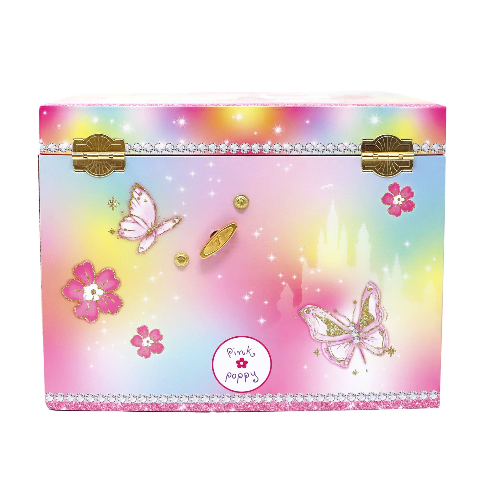 Pink Poppy USA - Wholesale Jewelry Box/Organizer - Kids - Dreamland Unicorn Medium Musical Jewellery Box | Pack of 19