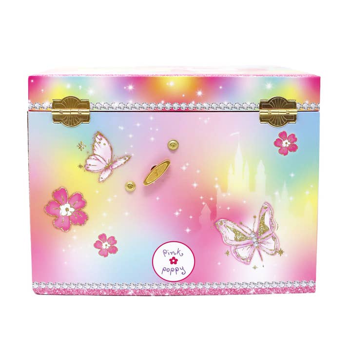 Pink Poppy USA - Wholesale Jewelry Box/Organizer - Kids - Dreamland Unicorn Medium Musical Jewellery Box | Pack of 19