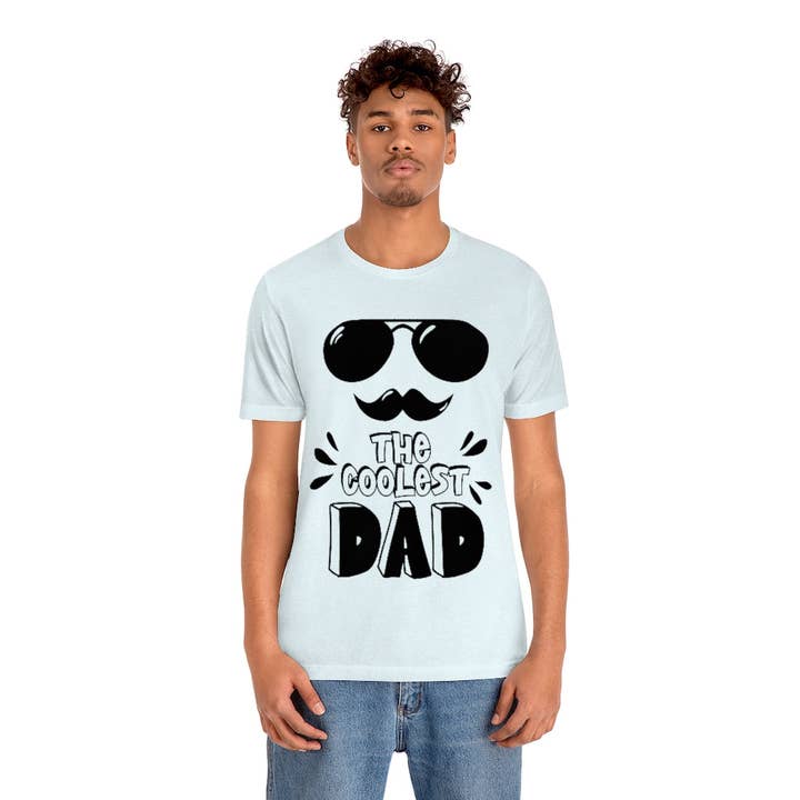 The Coolest Dad Jersey T-shirt met korte mouwen voor wholesale door LimenDime Market