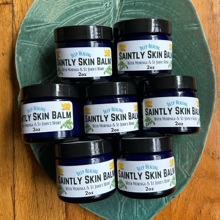 Saintly Skin Deep Healing Balm for wholesale by Bear Moon Botanica