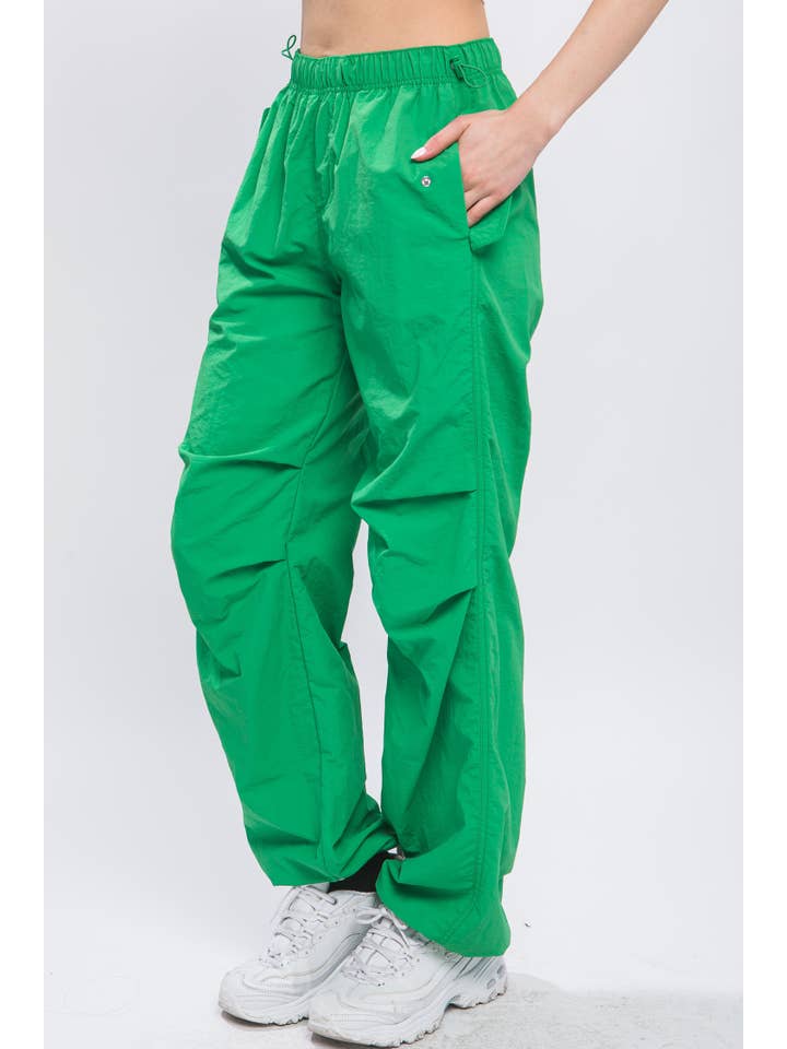 42POPS - Wholesale Pants - Women's - .SI-25472 Loose Fit Parachute Pants4