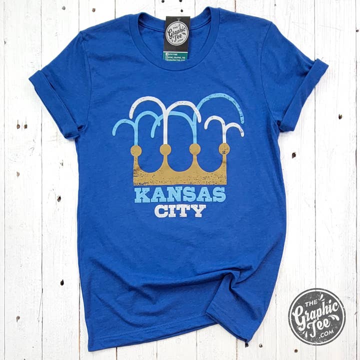 *WHOLESALE* Kansas City Fountain Crown Short Sleeve Tee for wholesale by The Graphic Tee