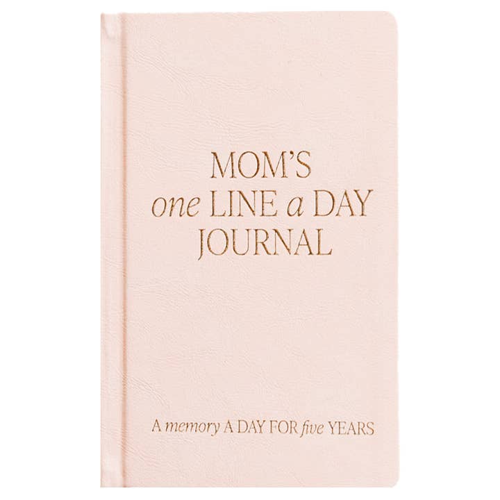 Sweet Water Decor - Wholesale Journal/Diary - Mom's One Line A Day Leather Journal - Mother's Day Gifts