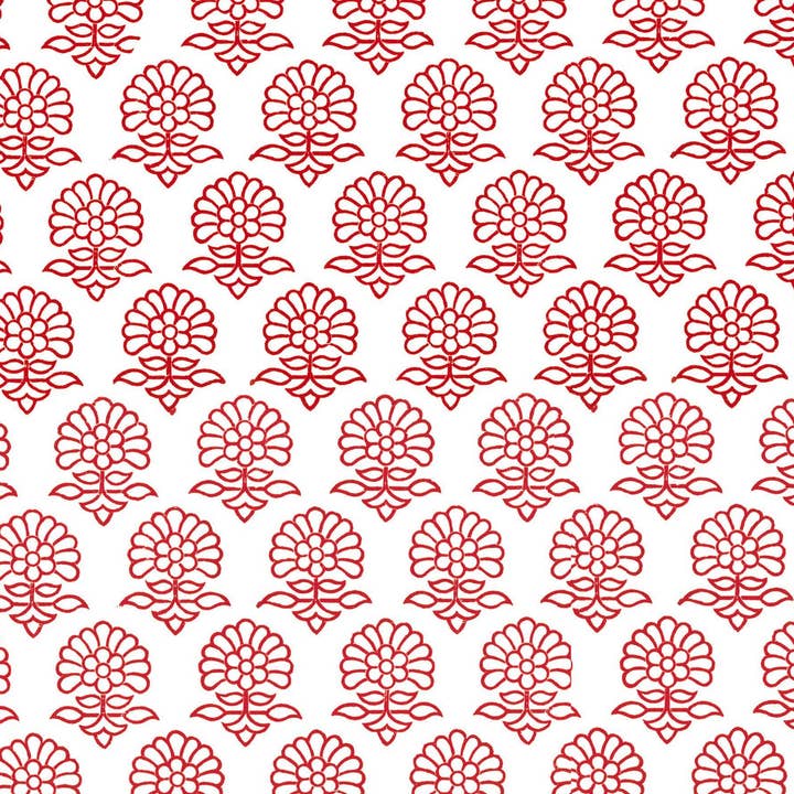 Everyday paper placemats- Seasonal red flower for wholesale by Casa Courant