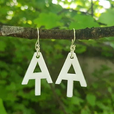 Appalachian Trail Resin Drop Earrings 25 Pairs for wholesale by Jp Handmade