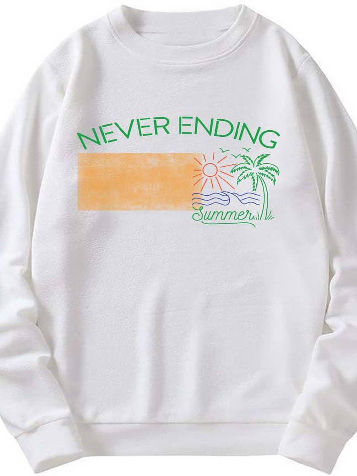M7713-SW NEVER ENDING graphic sweatshirts for wholesale by HARANG