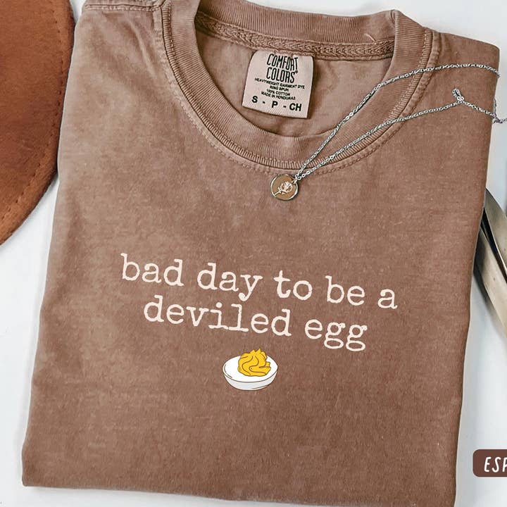 Bad Day To Be A Deviled Egg Comfort Colors Shirt & Sweater and other Purchase Wholesale knödel im glas. Free Returns & Net 60 Terms on Faire trending on Faire.