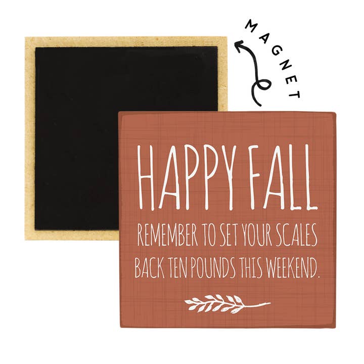 Sincere Surroundings – wholesale Magnet – Ställ in dina vågar tillbaka - fyrkantiga magneter