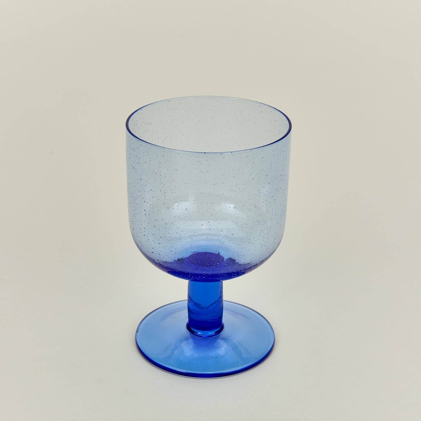 Hawkins New York - Wholesale Drinking Glass/Cup - SIMPLE SEEDED GLASSWARE - STEMMED - SET OF 4, BLUE2