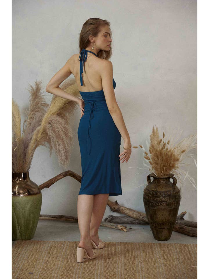 Endless Blu – wholesale Skirt – Women’s – DJS5051 Solid shirring skirt