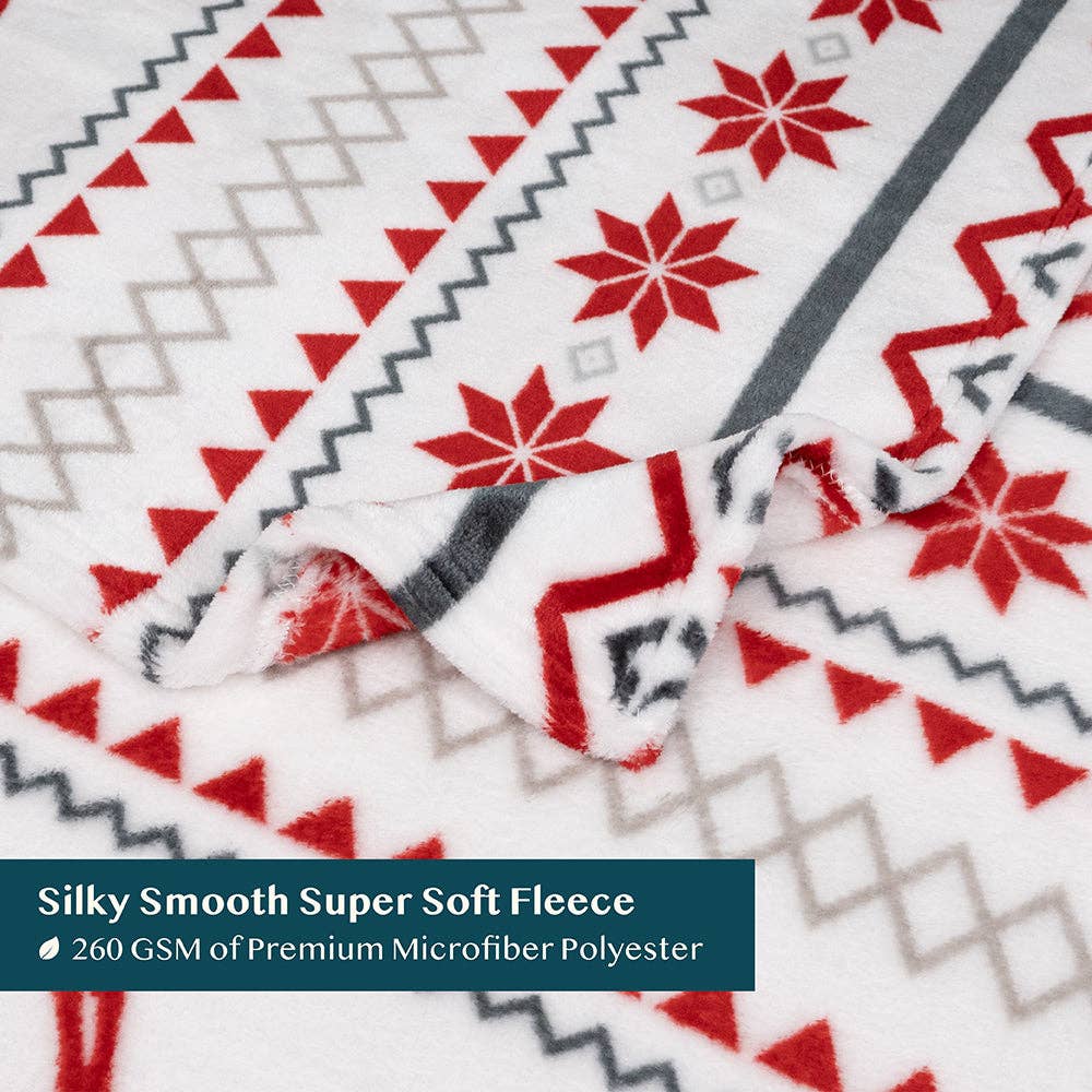 Pavilia – wholesale Prydnadsfilt – Pavilia julfleecefilt med säsongsmotiv71