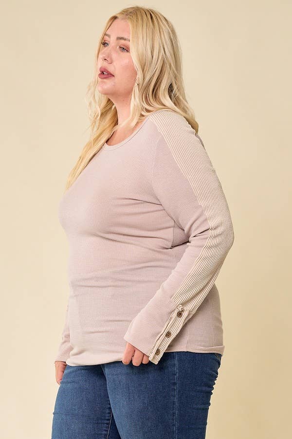 lovely melody - Wholesale Tunic - Women's - LMT3401PL-Plus Size Hey Fall solid top10