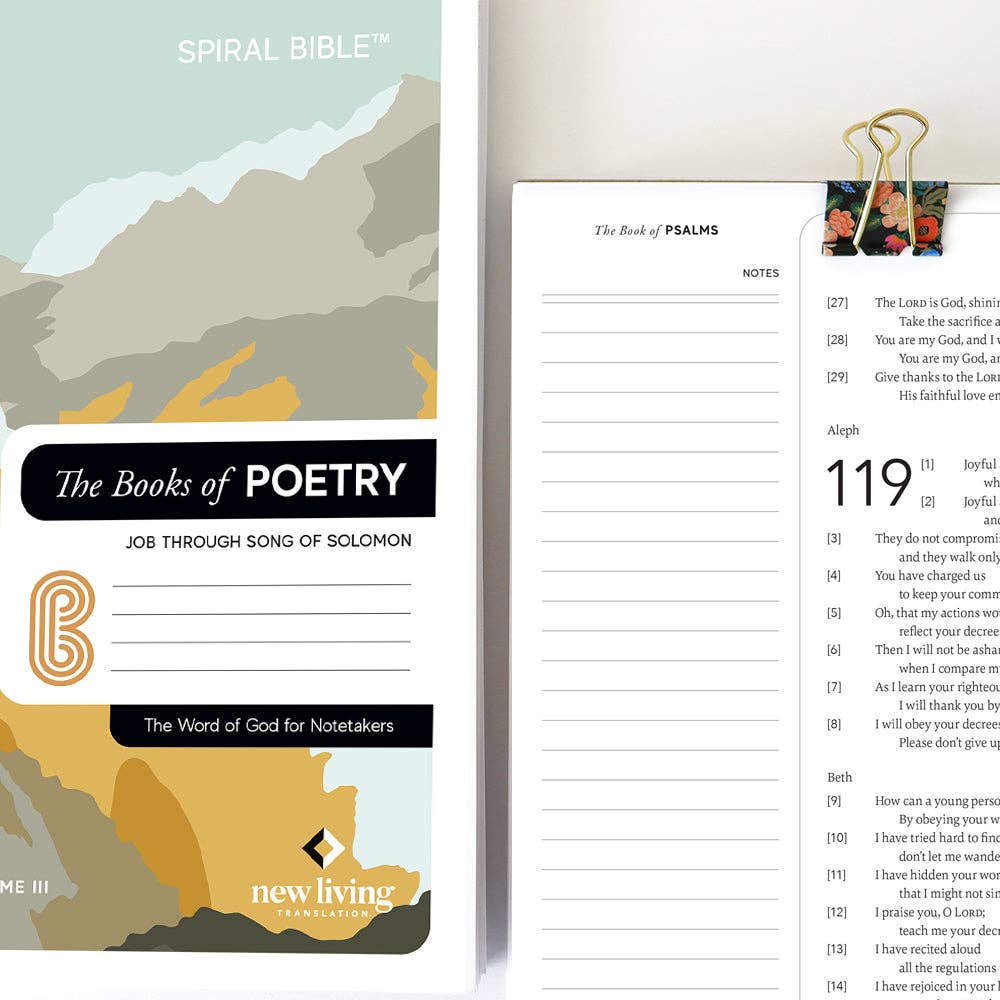 Spiral Bible - Wholesale Religion - Spiral Bible™ - NLT - Job - Song of Solomon3