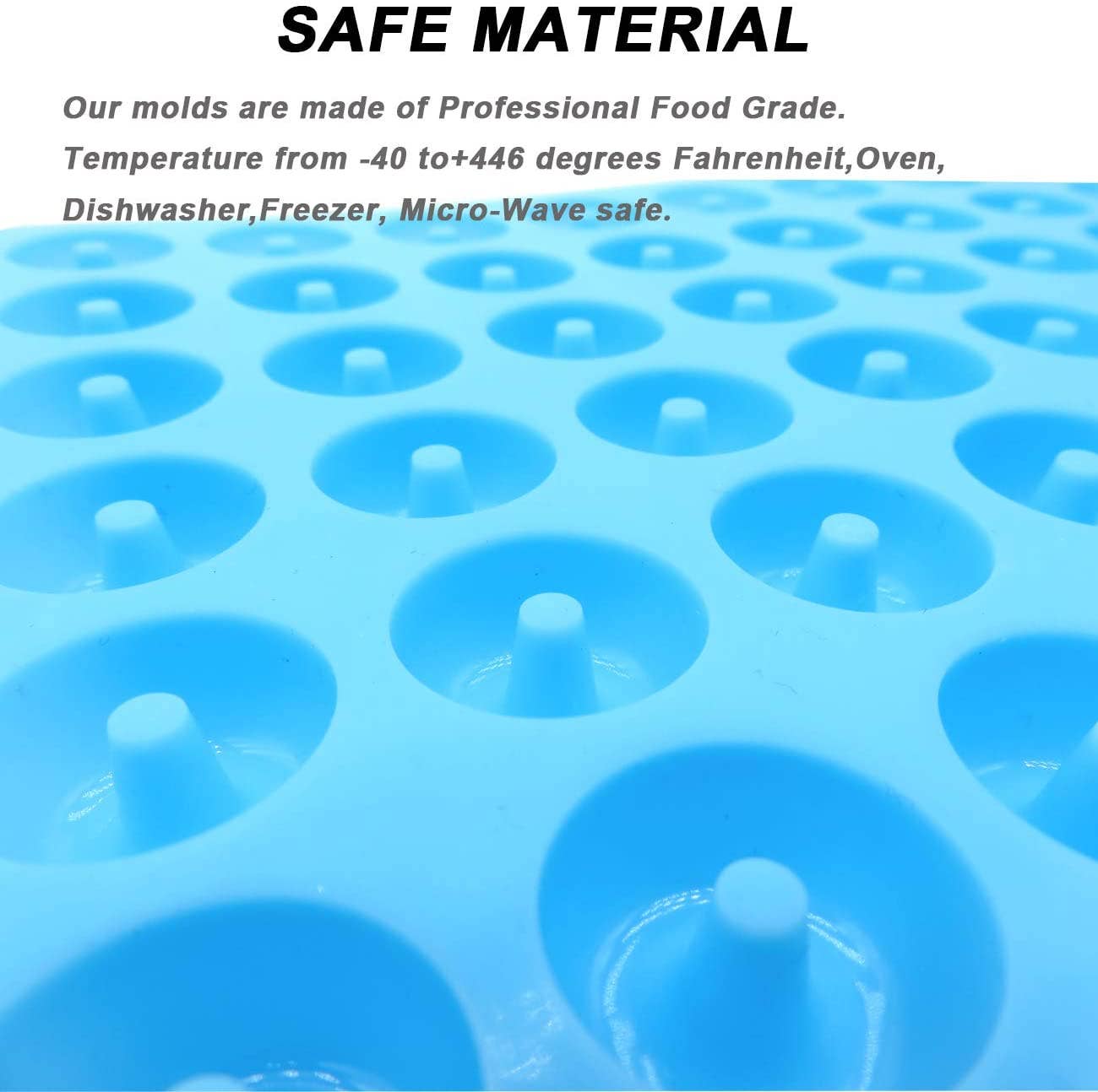 Starlight Wholesale LLC. – wholesale Chocolate/candy mould – Donut Gummy Mold/Mini Donut Pan/Ring Gummy Candy Mold Silicone for Chocolate Jelly Ice Cube Pralines Caramels Ganache Fruit loop2