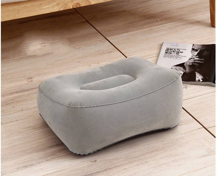 VIGOR – wholesale Lumbar pillow – Travel Soft Flocking Adults Inflatable Foot Rest Pillow(10 P11