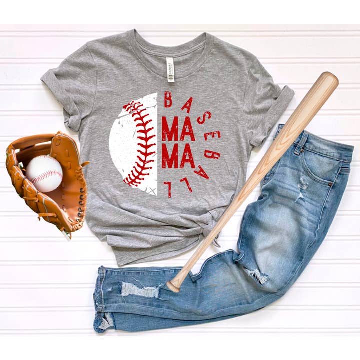 Baseball Mama DTF Print for wholesale by Simple Tymes
