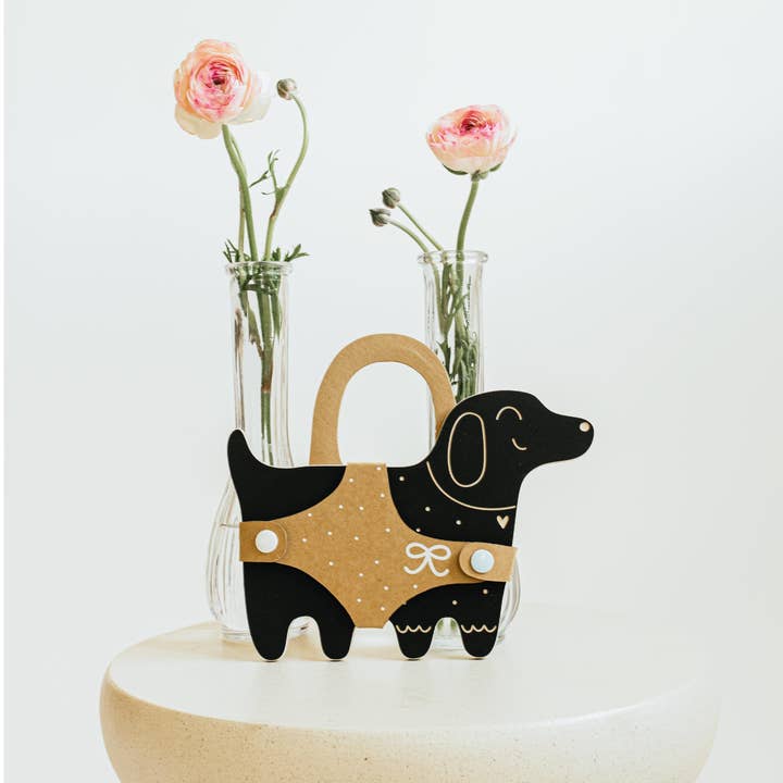 milin – Lousa - Crianças e bebés por atacado – Cão, quadro de giz em forma de animal/com giz1