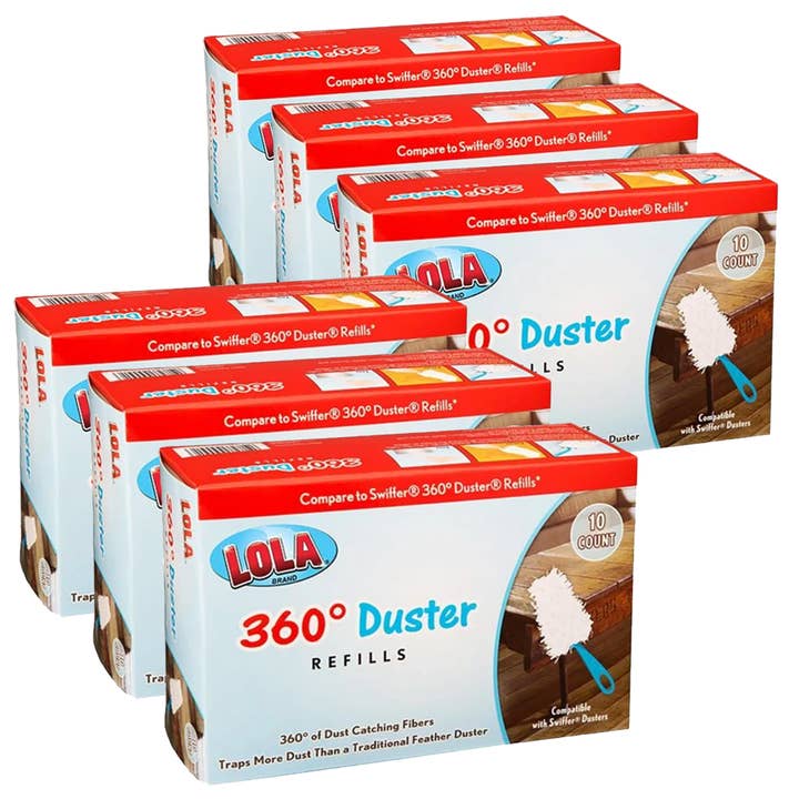 Recargas Compatíveis com Swiffer 360 Duster - 60 unidades por atacado de LOLA