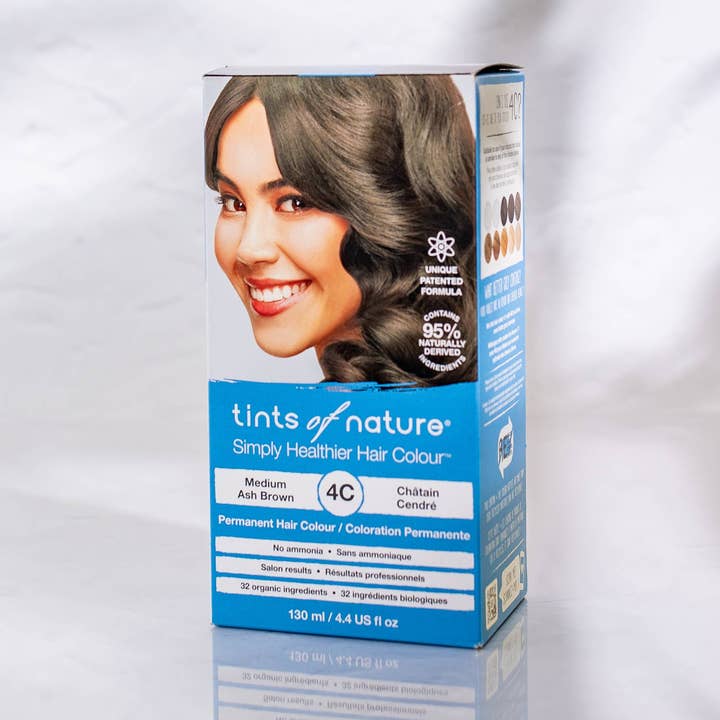 4C Medium Aska Brun Permanent Hårfärg för wholesale av Tints of Nature US