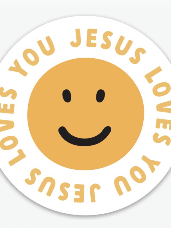 Jesus älskar dig klistermärke | Christian Klistermärke | kristen gåva för wholesale av Dear Heart