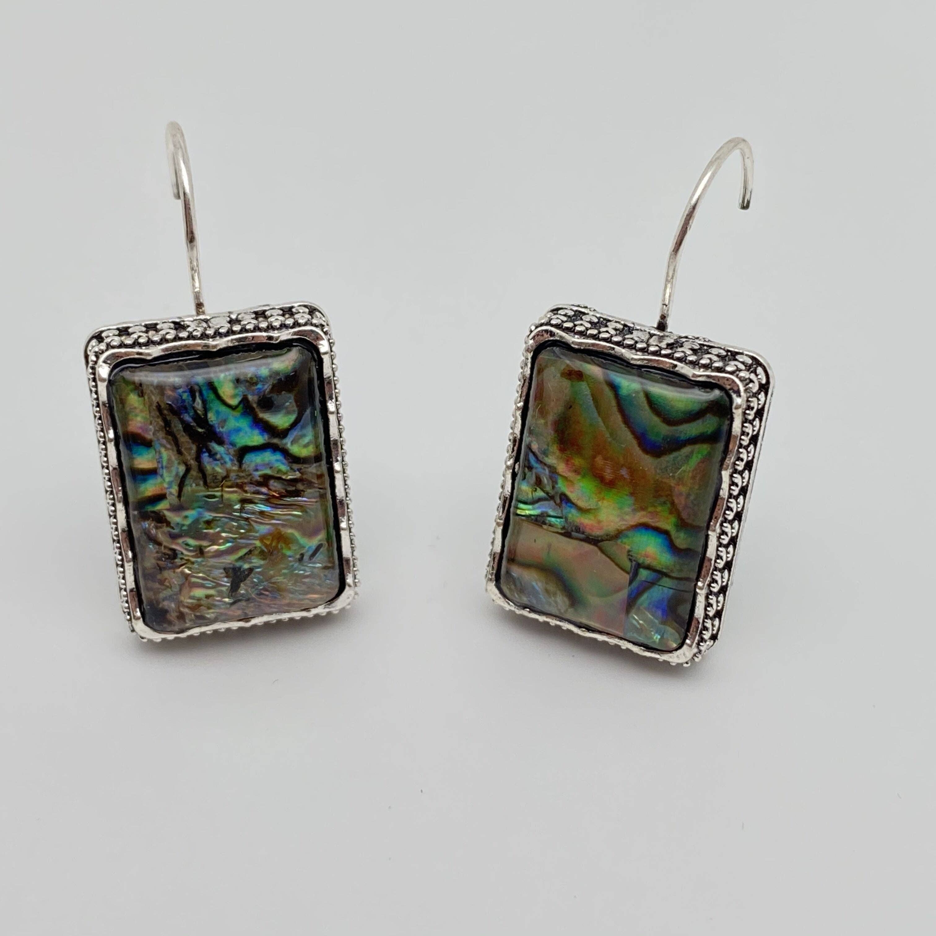 Mio Queena - Wholesale Dangle Earrings - Owl, Elephant, Geometric Abalone Shell Earrings7