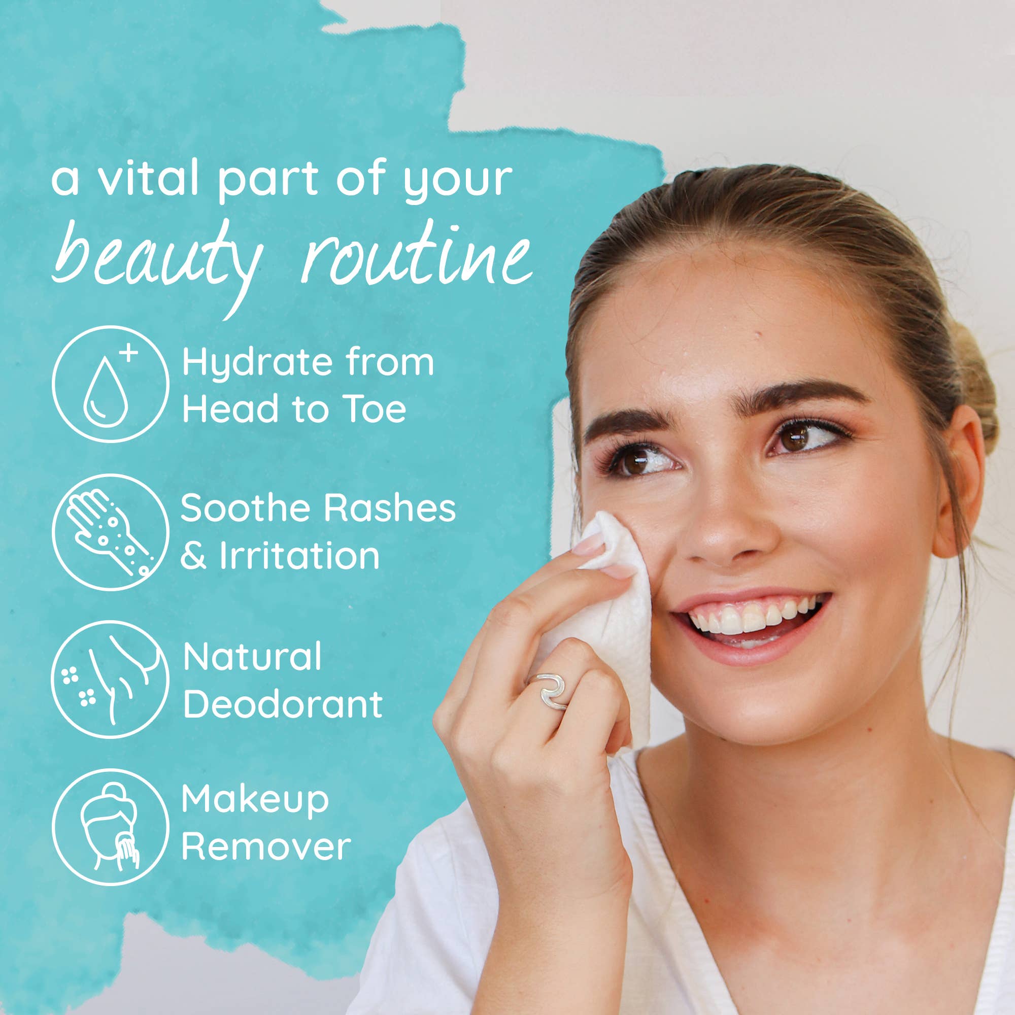 Conscious Coconut - Wholesale Face & Body Wipes - Coconut Oil Wipes for Rashes, Sunburns & Hydration (5 Wipes)4