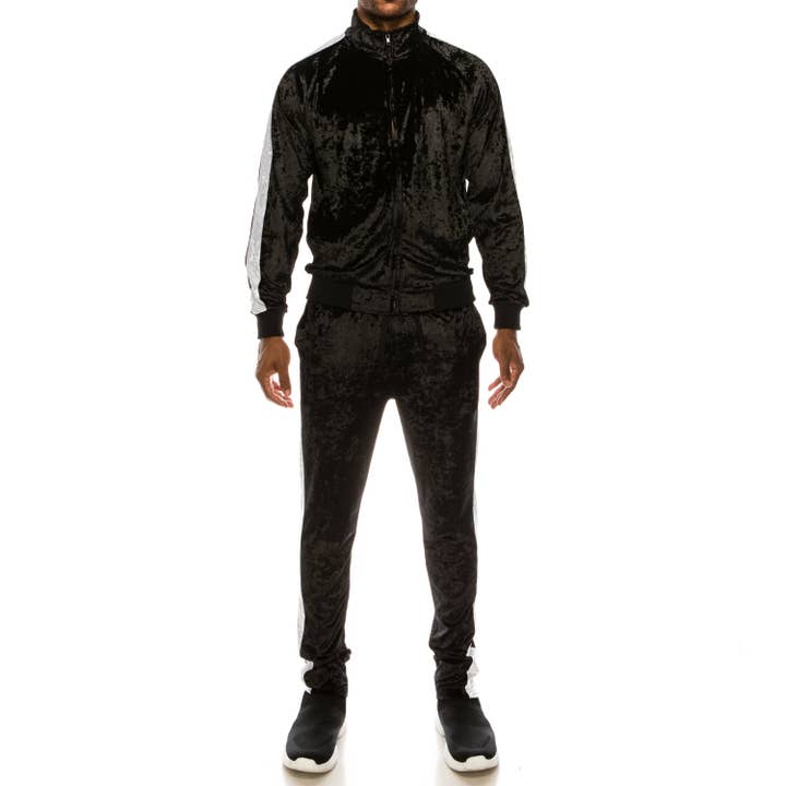 Victorious - Wholesale Tracksuit – Men′s - ST851 VELOUR TRACK SUITS4