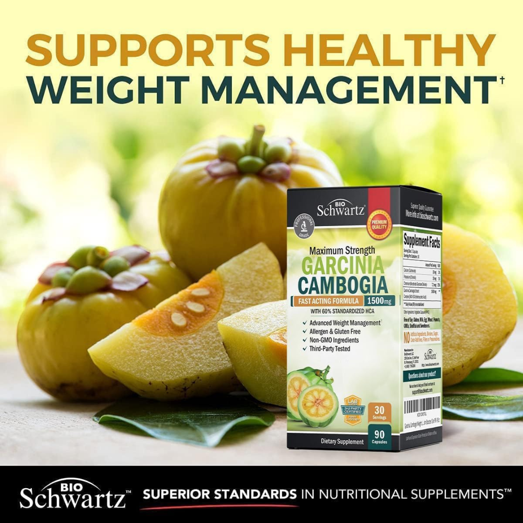 BioSchwartz - Wholesale Oral Supplement/Vitamin - Garcinia Cambogia 1500mg: Weight Loss & Appetite Control2