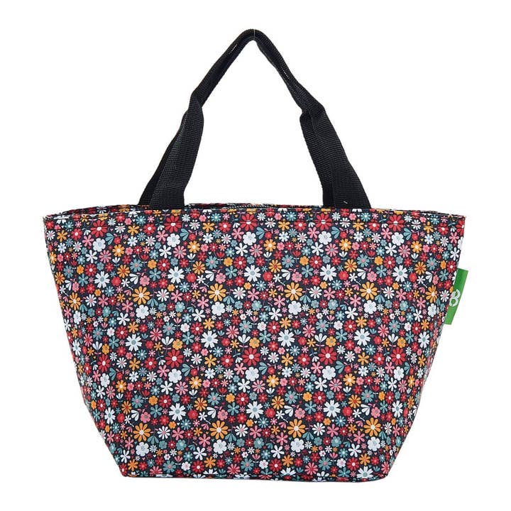 Eco Chic Lightweight Foldable Lunch Bag Ditsy for wholesale by Eco Chic