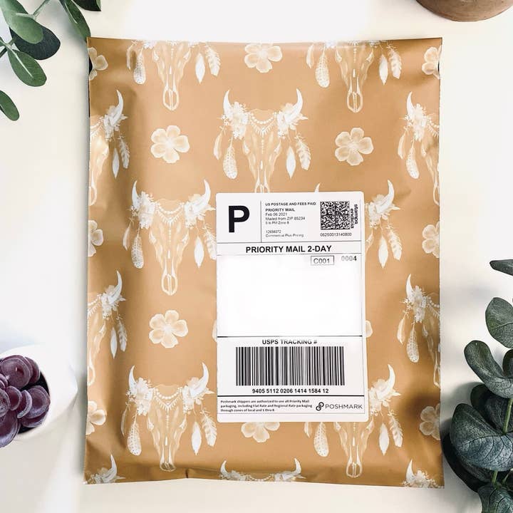 Mauve and Mallow Clothing Co - Wholesale Envelopes - Mustard Steerhead Polymailers1