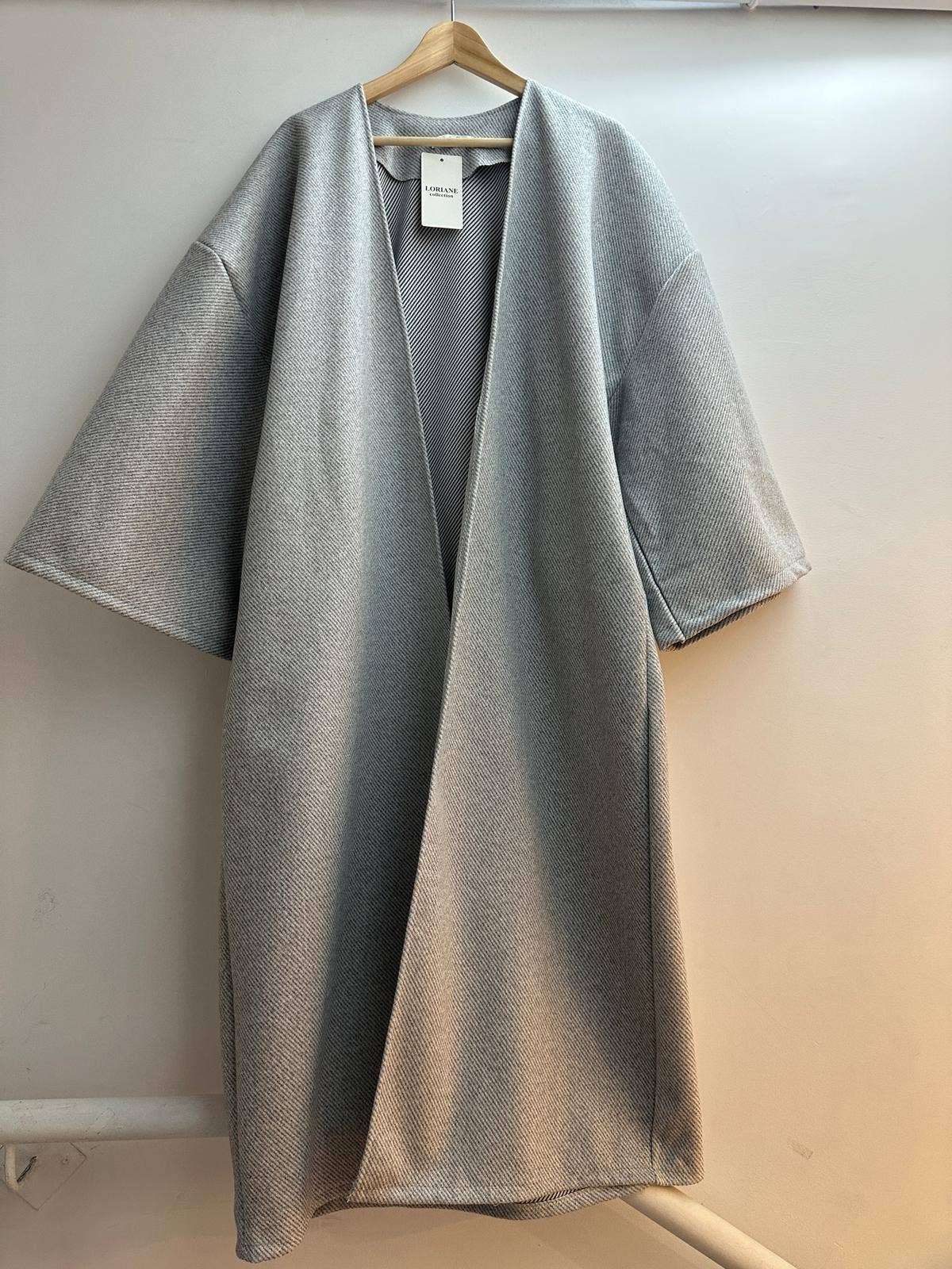 LORIANE - Vendita all'ingrosso Cappotto - Donna - Cappotto oversize lungo con tasca0