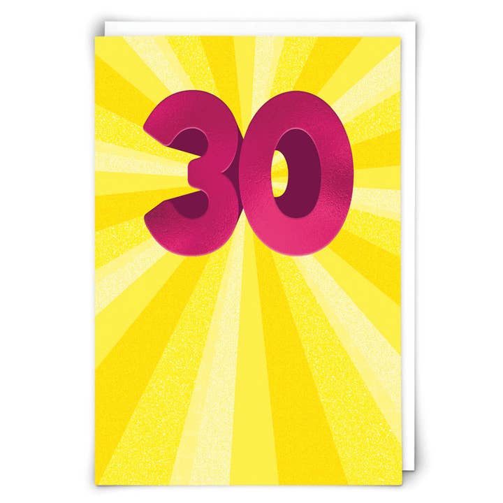 Tretti Gula Gratulationskort för wholesale av Redback Cards UK