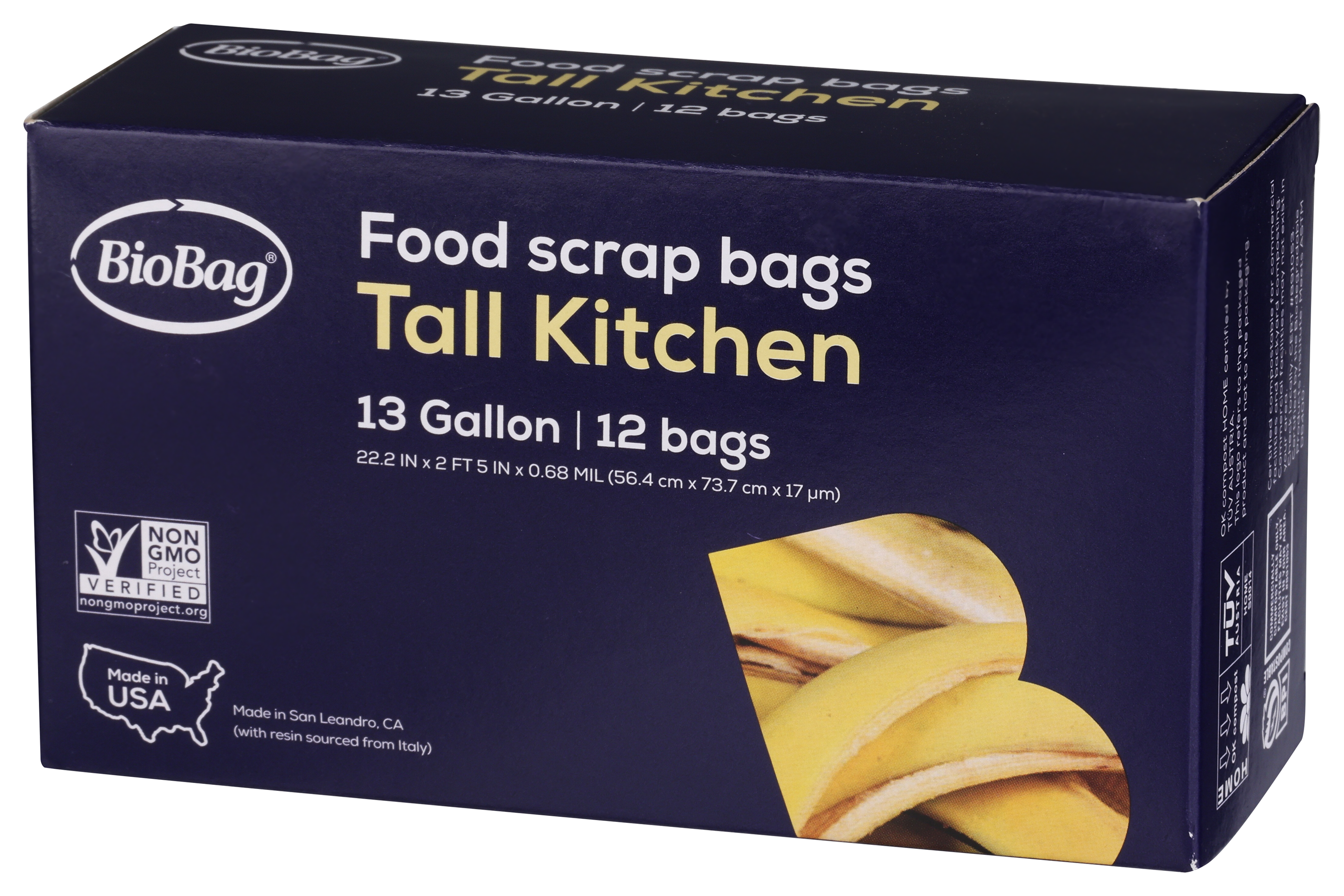 BioBag America Inc - Wholesale Compost Filter - BioBag 100% Compostable 13-Gallon Tall Food Waste Bag (144)4