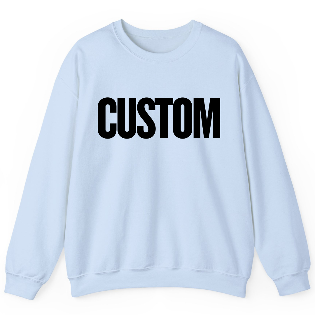 TheWorldOfMYes – wholesale Graphic sweatshirt – Unisex – Custom Printed Sweatshirt with Your Text or Logo9