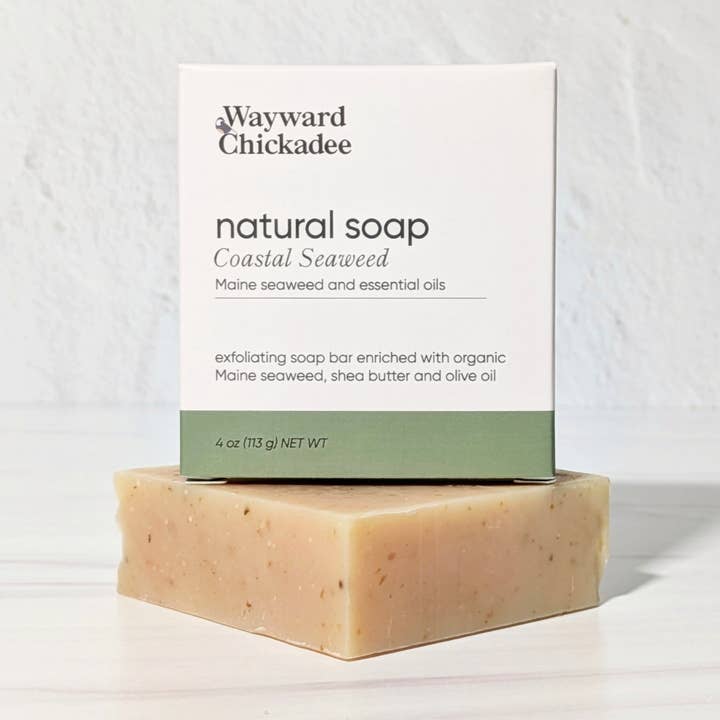 Coastal Seaweed Soap for wholesale by Wayward Chickadee