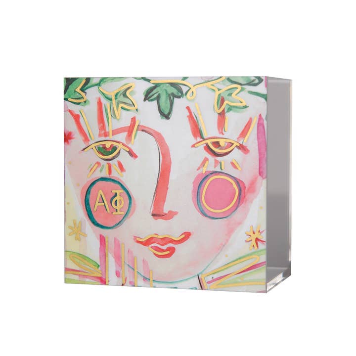 Over The Moon Greek - Wholesale Decorative Box - Sorority & Greek FANCY SISTER Acrylic Box