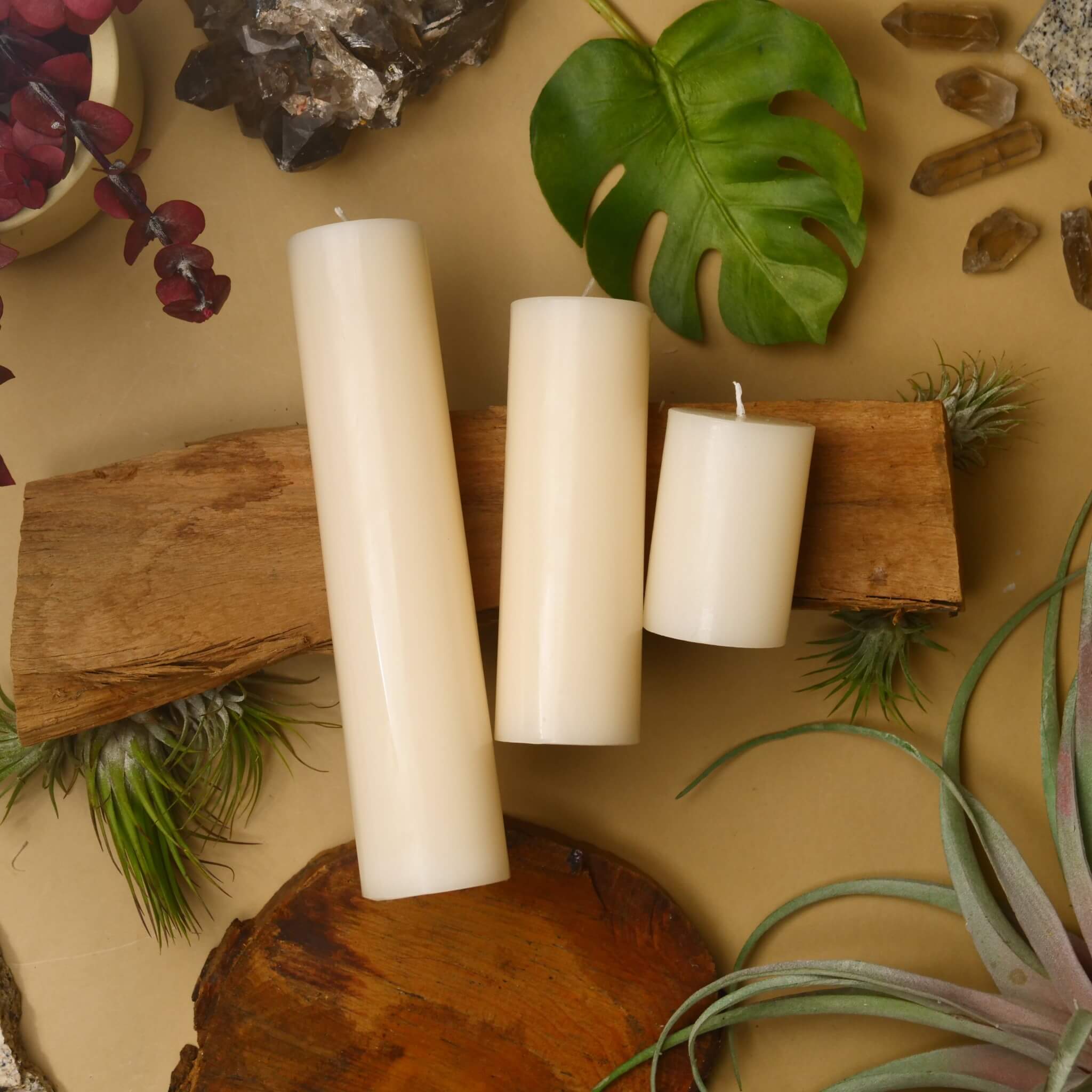 ENVIRONMENT - Vente Bougies piliers - Bougies à colonne en ivoire23