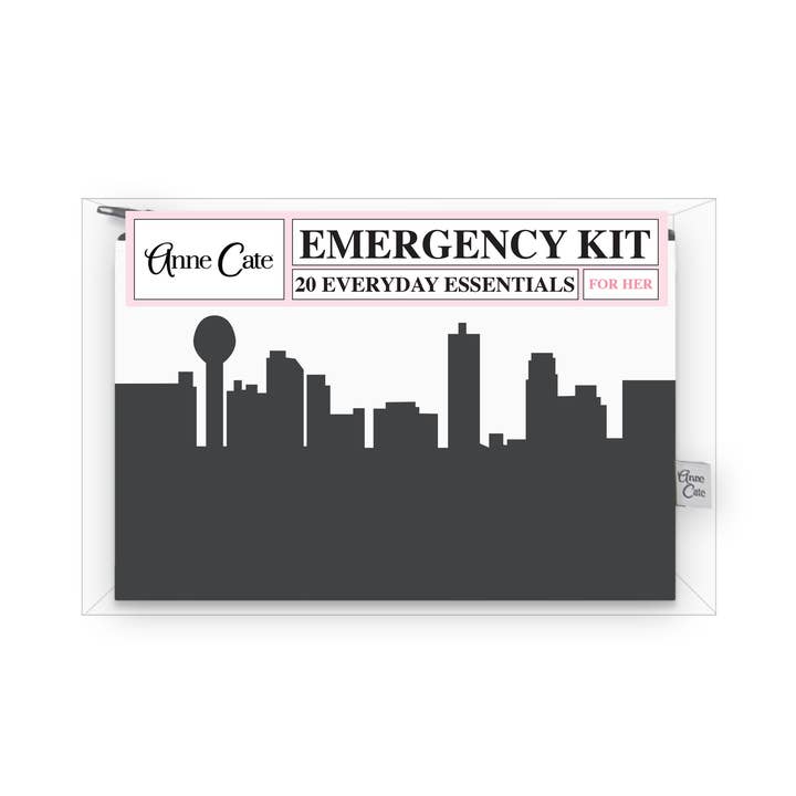 Knoxville TN Skyline Mini Wallet Emergency Kit - For Her for wholesale by Anne Cate