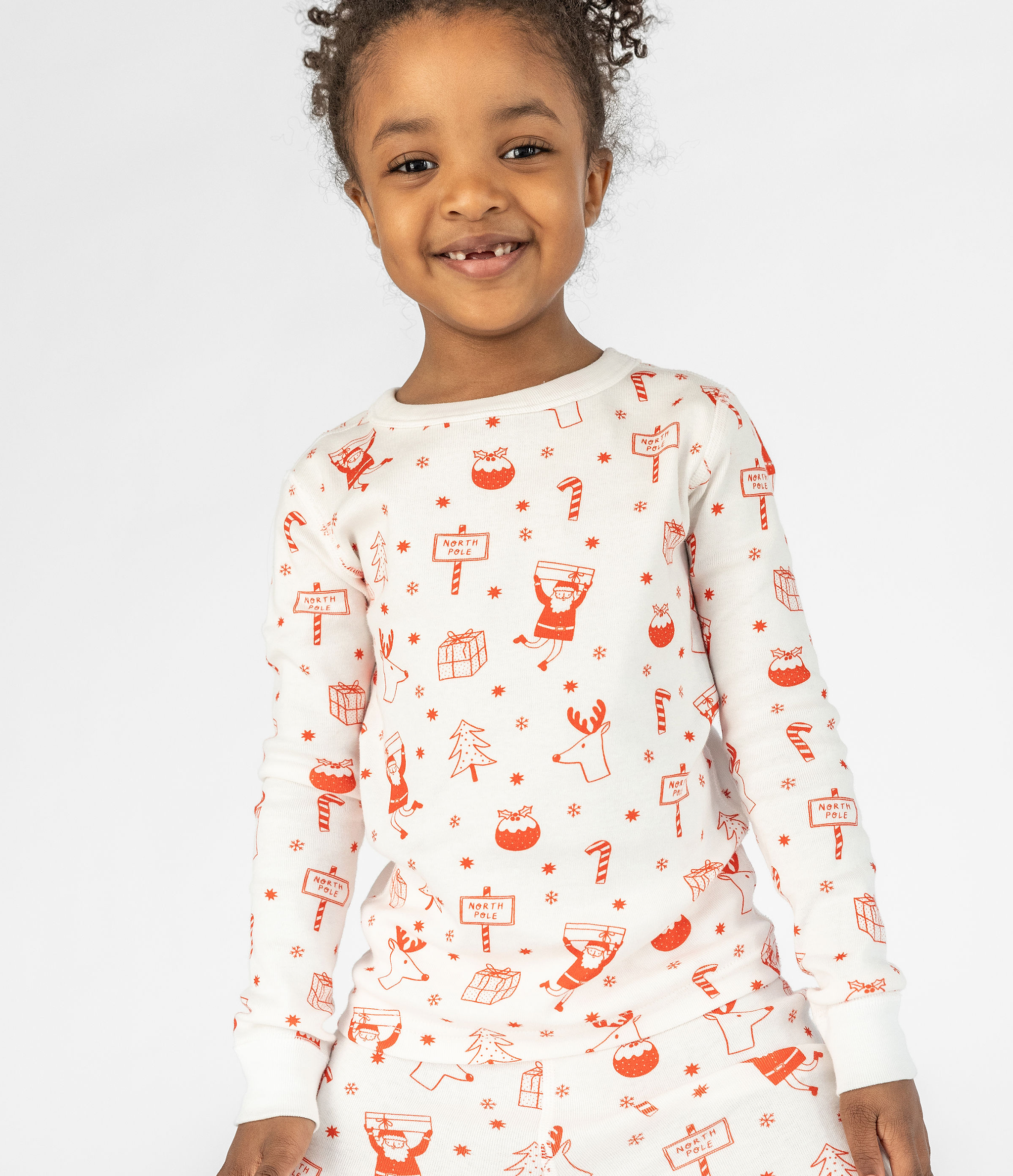 SMALLER THINGS – wholesale Sleepwear set – Kids – Goodnight, North Pole Kids Pajamas2