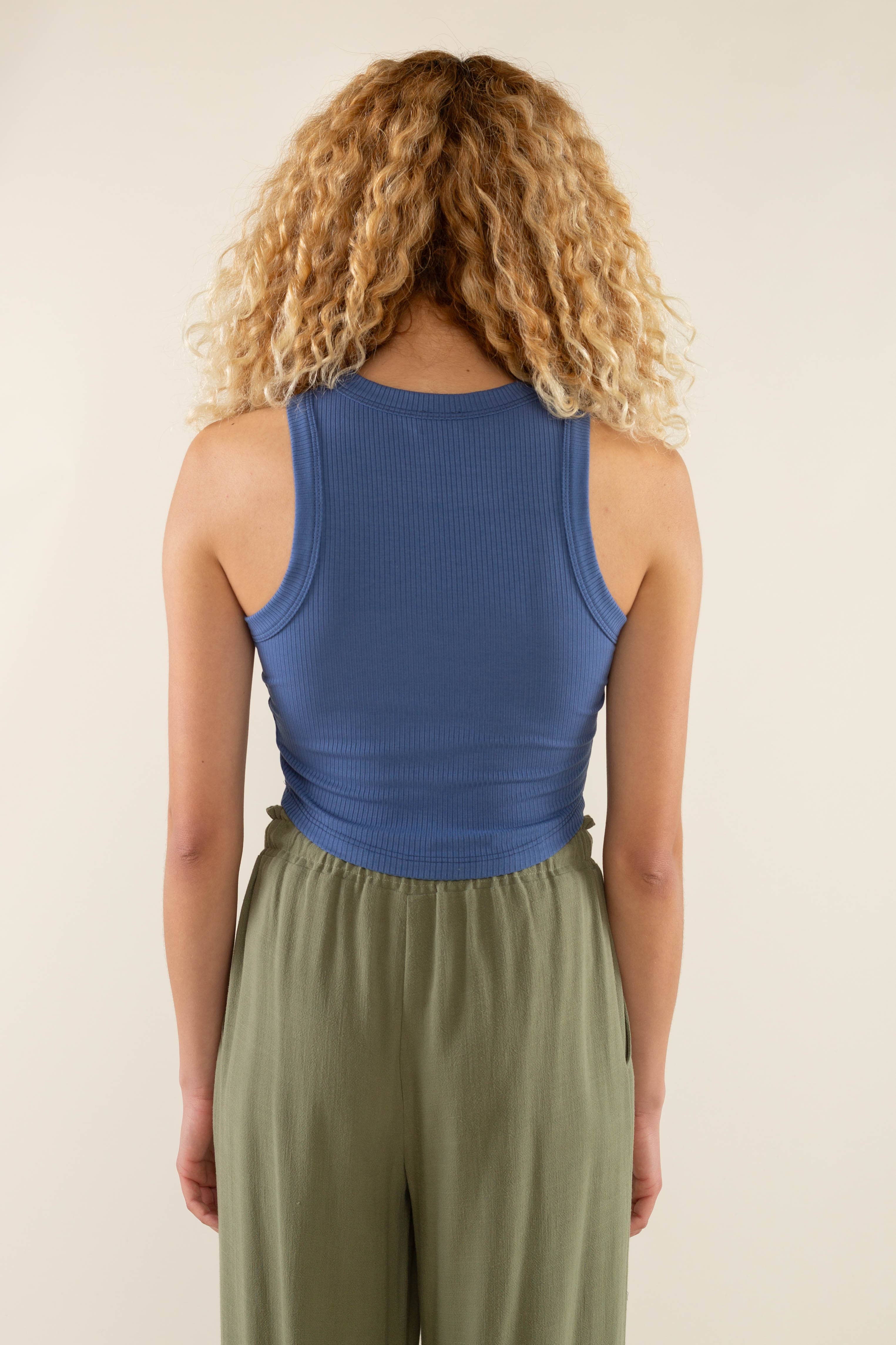 NLT – Tops – Mulher por atacado – Lula Rib Tank | Comprimento Básico da Colheita17