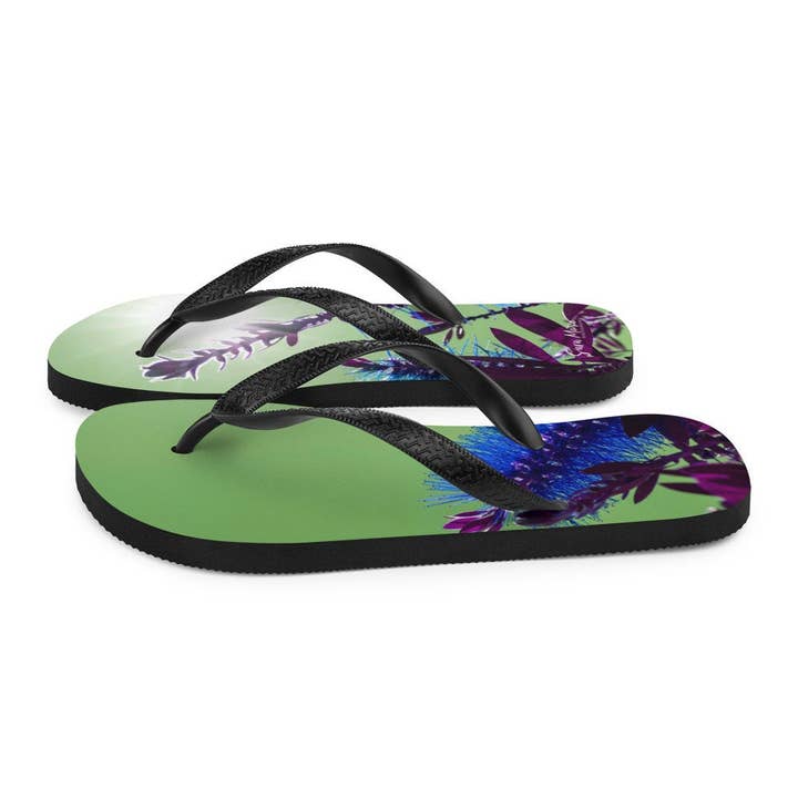 Sara Marie Hawai'i – Großhandel Flip-Flops – Damen – Gummipantoffeln - Abstract Flower Burst 1