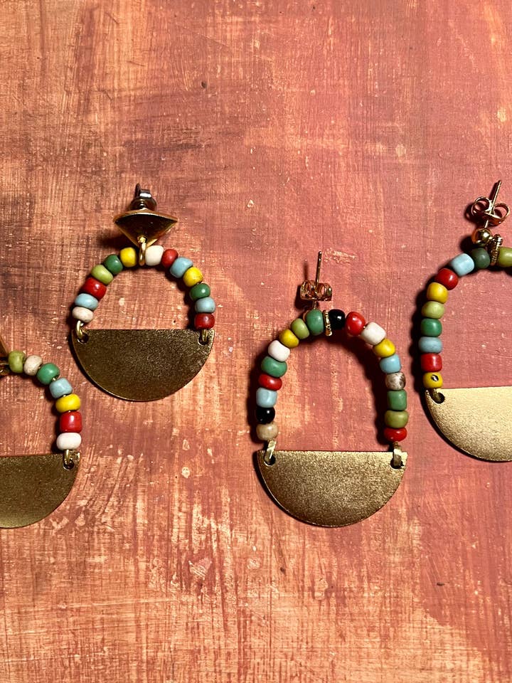 Desert Horizon Earrings for wholesale by Soul Collective Studio