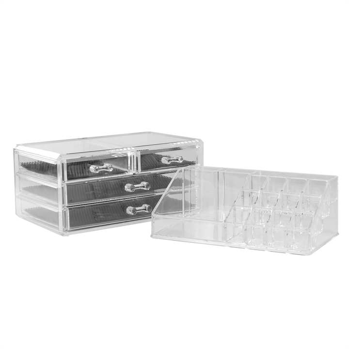 Maison & White - Wholesale Makeup Storage Box - Cosmetic Makeup & Jewellery Organiser | Pukkr