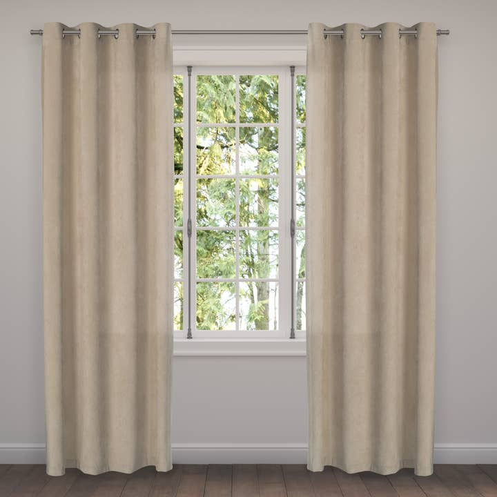 Cortina de veludo cotelê com alhetes por atacado de Brunelli