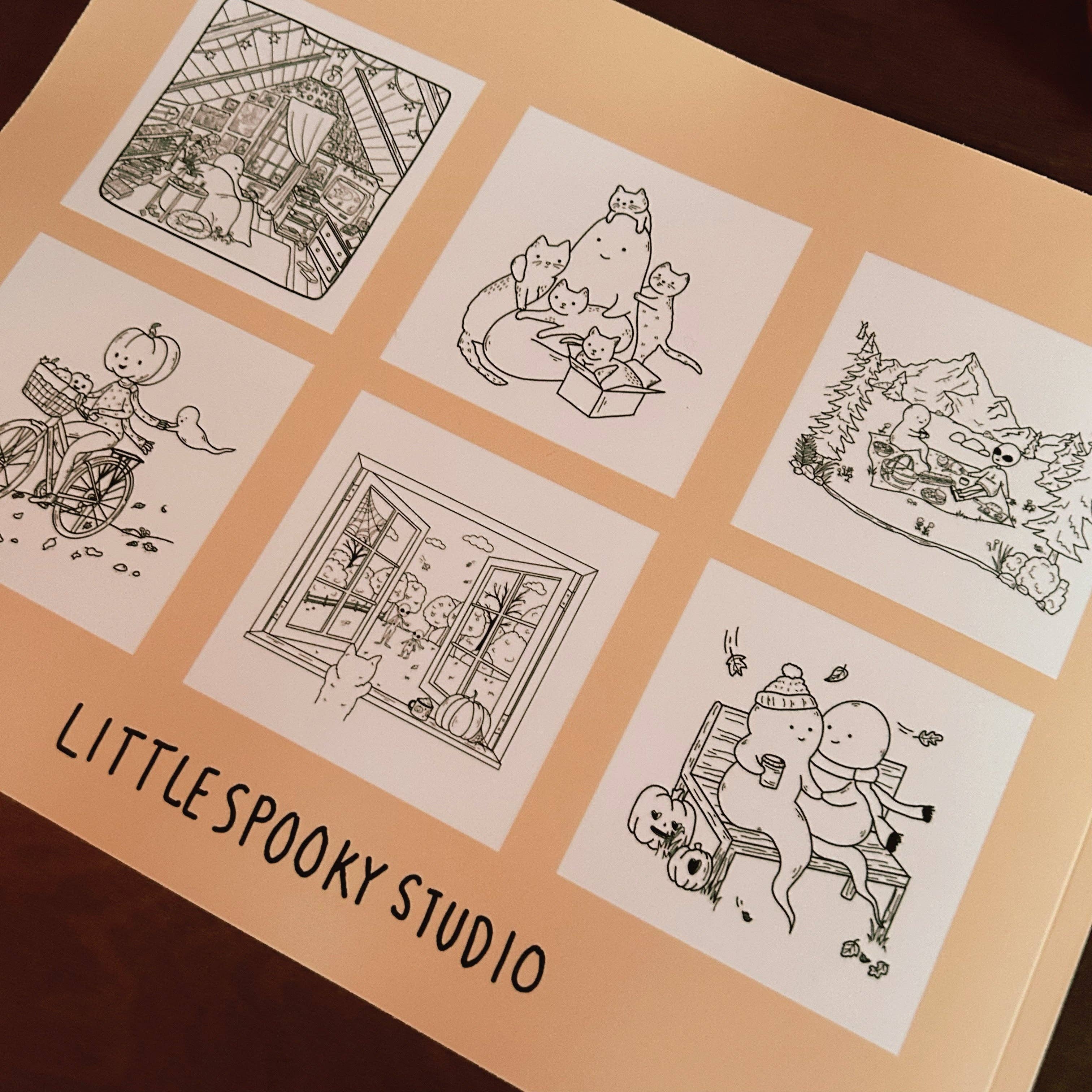 Little Spooky Studio - Wholesale Coloring & Activity Book - Kids & Baby - Little Spooky Studio Coloring Book2