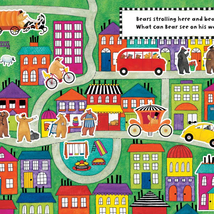 Barefoot Books – wholesale Baby & Toddler Book (0-2) – Bear’s Big Day Sticker Book - Children's Book2