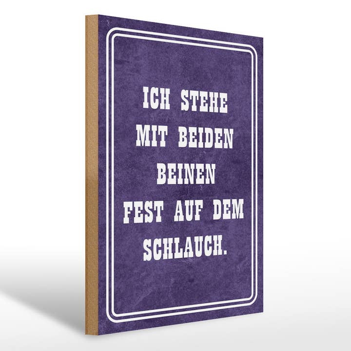 Houten bord 30x40 cm staat stevig met poten op de slang voor wholesale door Femer