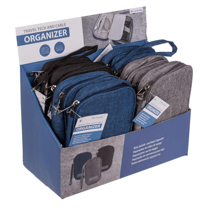 Out of the blue KG - Wholesale Pouch - Unisex - Travel Tech and Cable Organizer, ca. 19 x 12 cm,2